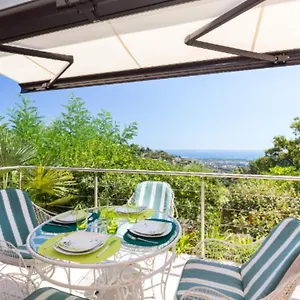 Appartement Independant - Beautiful Sea View&peaceful - Near Cannes, Mandelieu